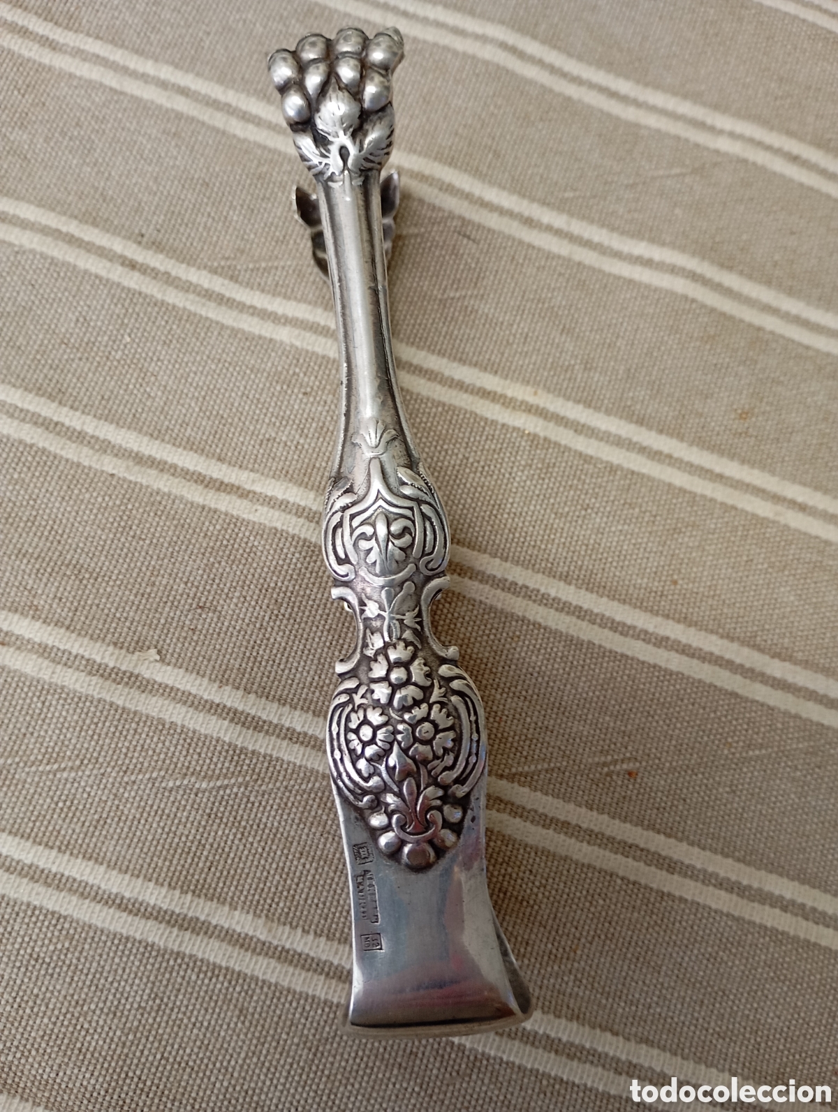 Antig&uuml;edades: Pinzas plata trabajadas - Foto 2