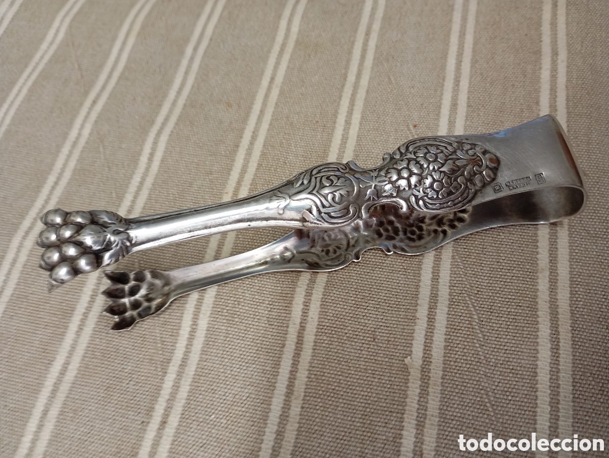 Antig&uuml;edades: Pinzas plata trabajadas - Foto 1