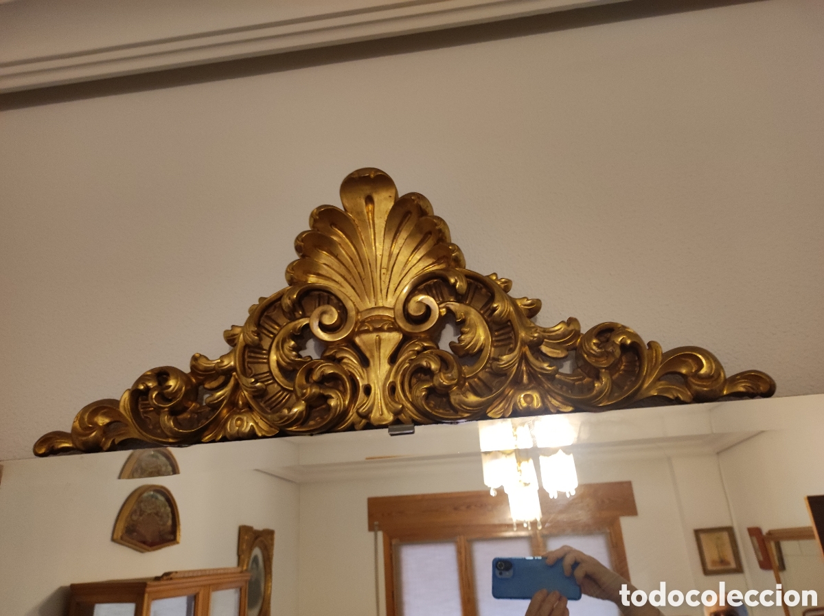 Antig&uuml;edades: Gran espejo isabelino - Foto 2