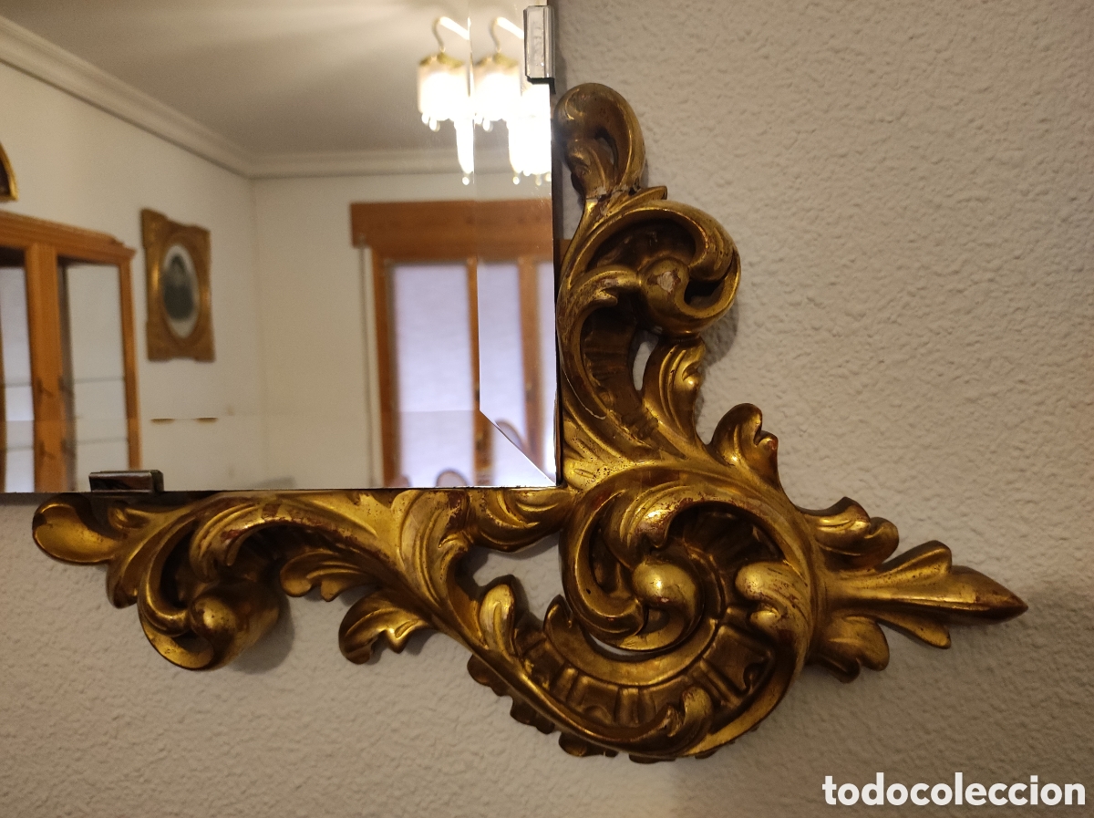 Antig&uuml;edades: Gran espejo isabelino - Foto 3