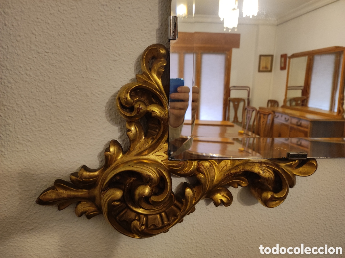 Antig&uuml;edades: Gran espejo isabelino - Foto 4