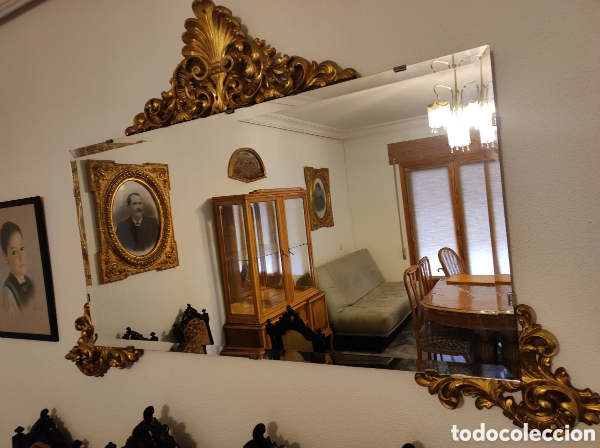 Antig&uuml;edades: Gran espejo isabelino - Foto 1
