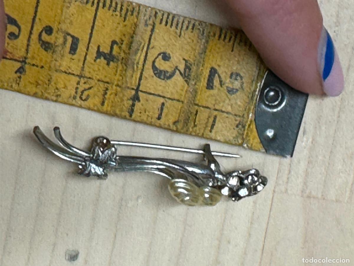 Antig&uuml;edades: PRECIOSO BROCHE PLATEADO - Foto 4