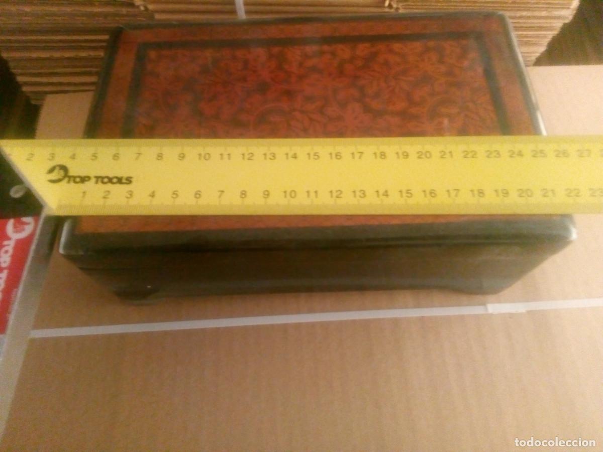 Antig&uuml;edades: CAJA JOYERO madera terciopelo - Foto 6