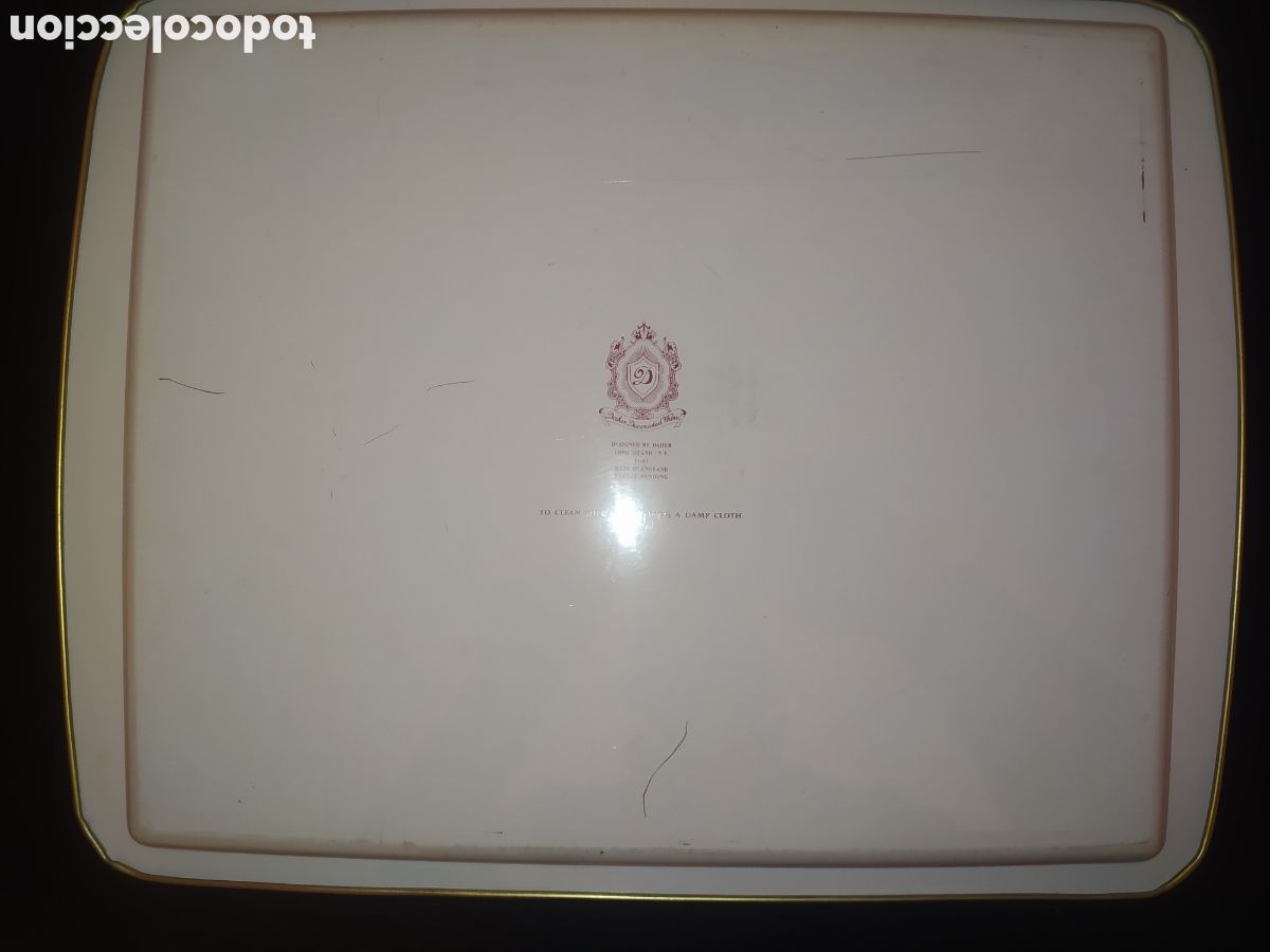 Antig&uuml;edades: Bandeja inglesa Daher decorativos ware - Foto 4