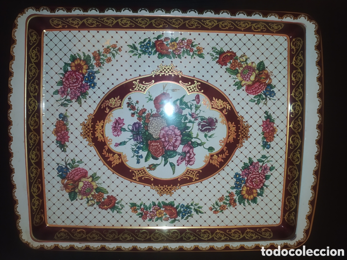 Antig&uuml;edades: Bandeja inglesa Daher decorativos ware - Foto 1