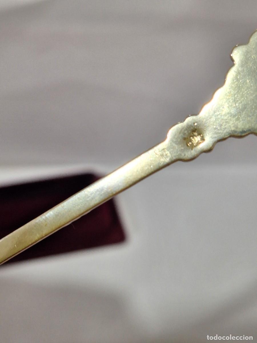 Antig&uuml;edades: Cucharilla de plata Burgos - Foto 5