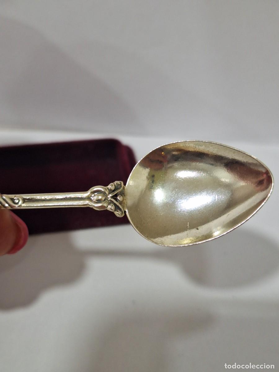 Antig&uuml;edades: Cucharilla de plata Burgos - Foto 8