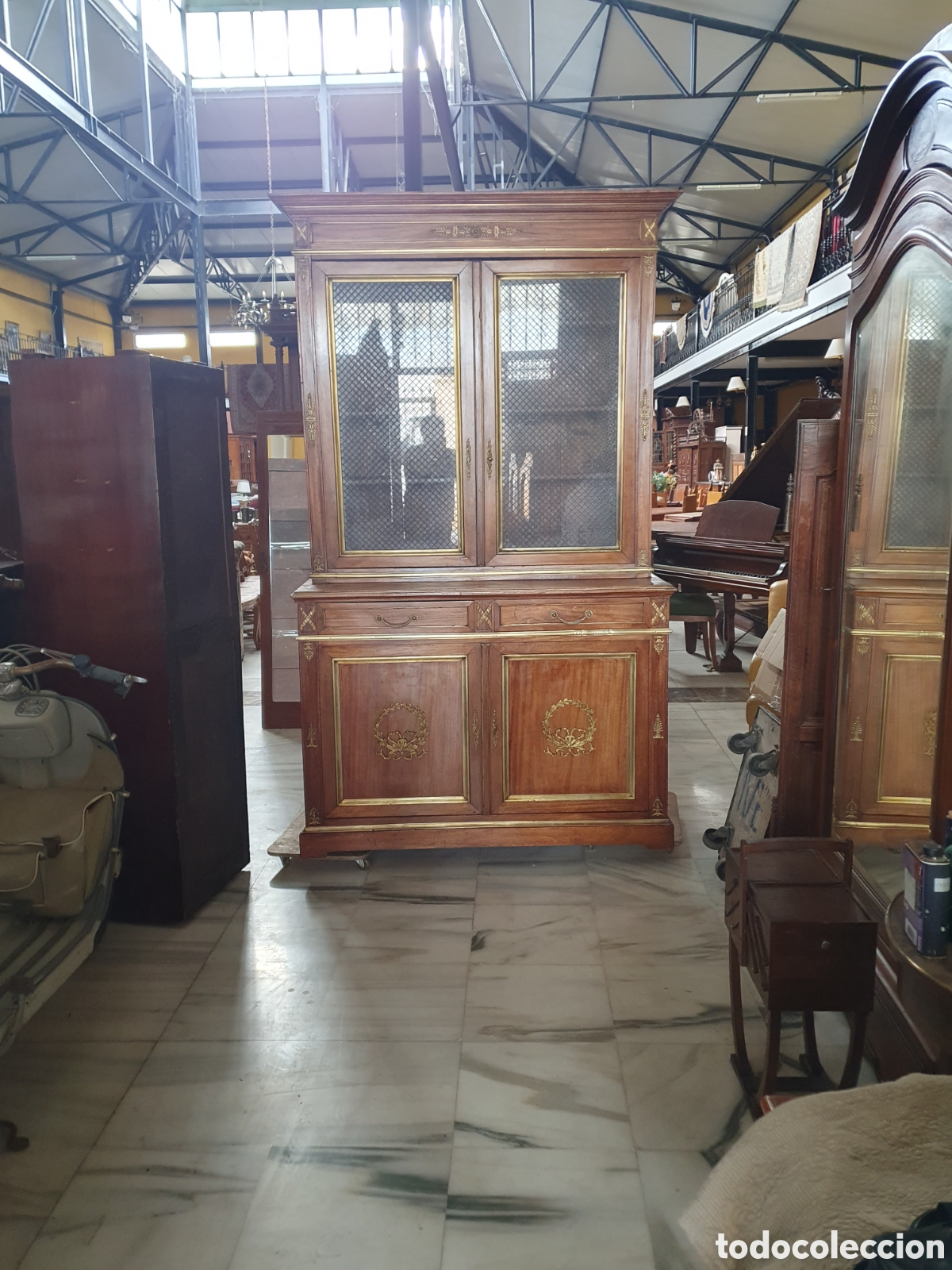 Antig&uuml;edades: Armario vitrina - Foto 2