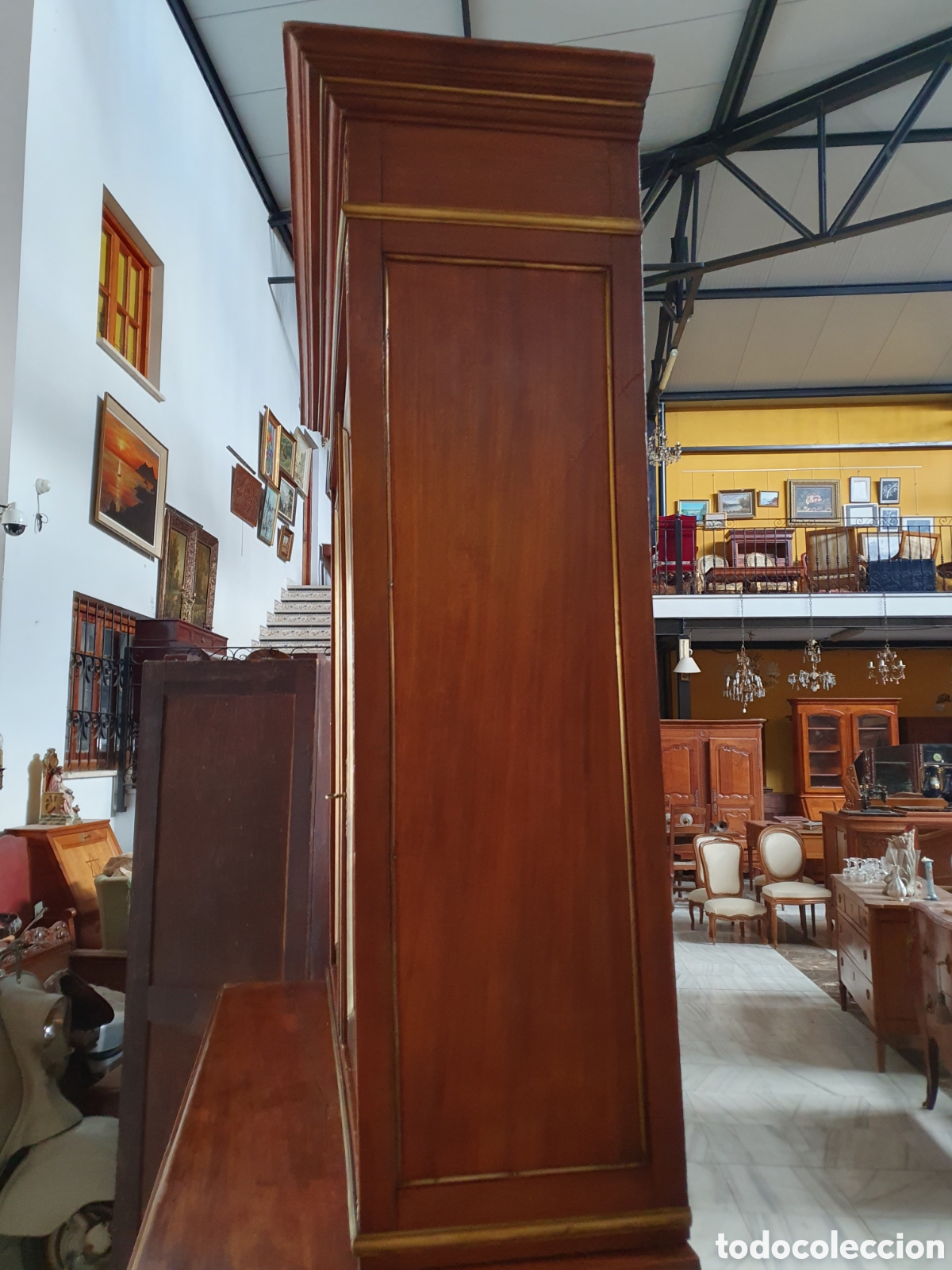 Antig&uuml;edades: Armario vitrina - Foto 4