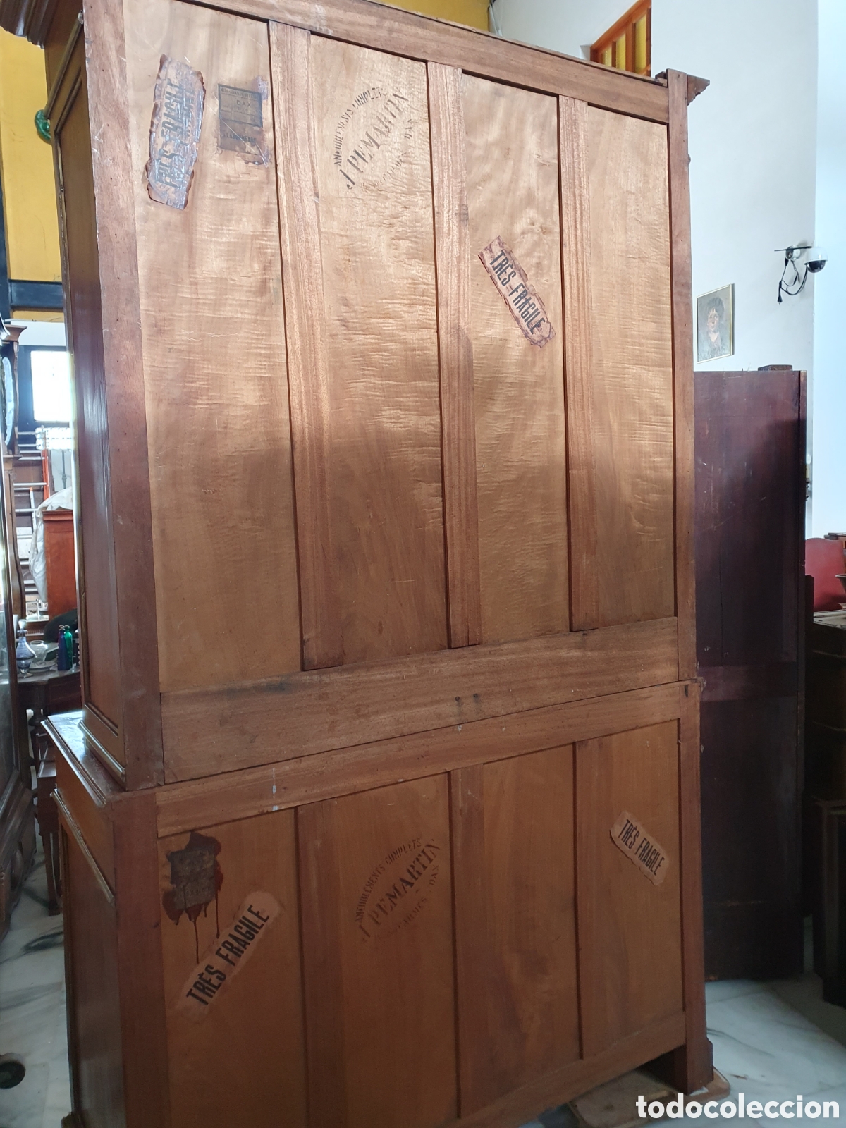 Antig&uuml;edades: Armario vitrina - Foto 6