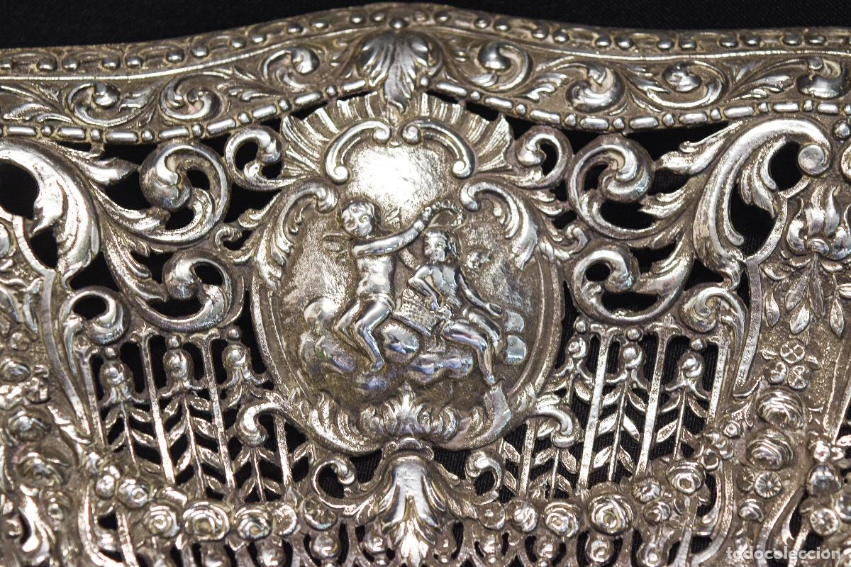 Antig&uuml;edades: Bandeja de gran tama&ntilde;o - Plata - Foto 7