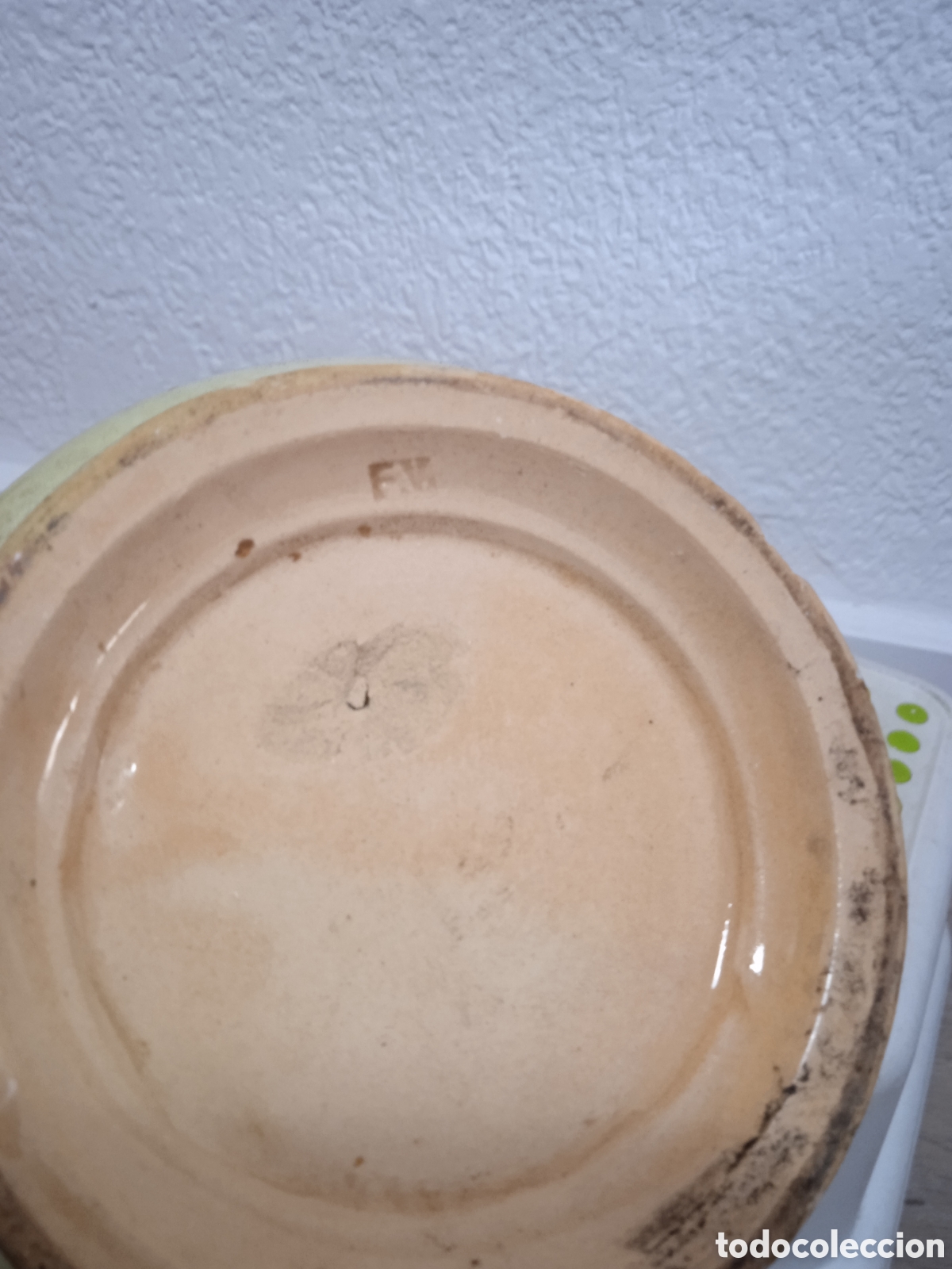 Antig&uuml;edades: Jarra mayolica firmada - Foto 2