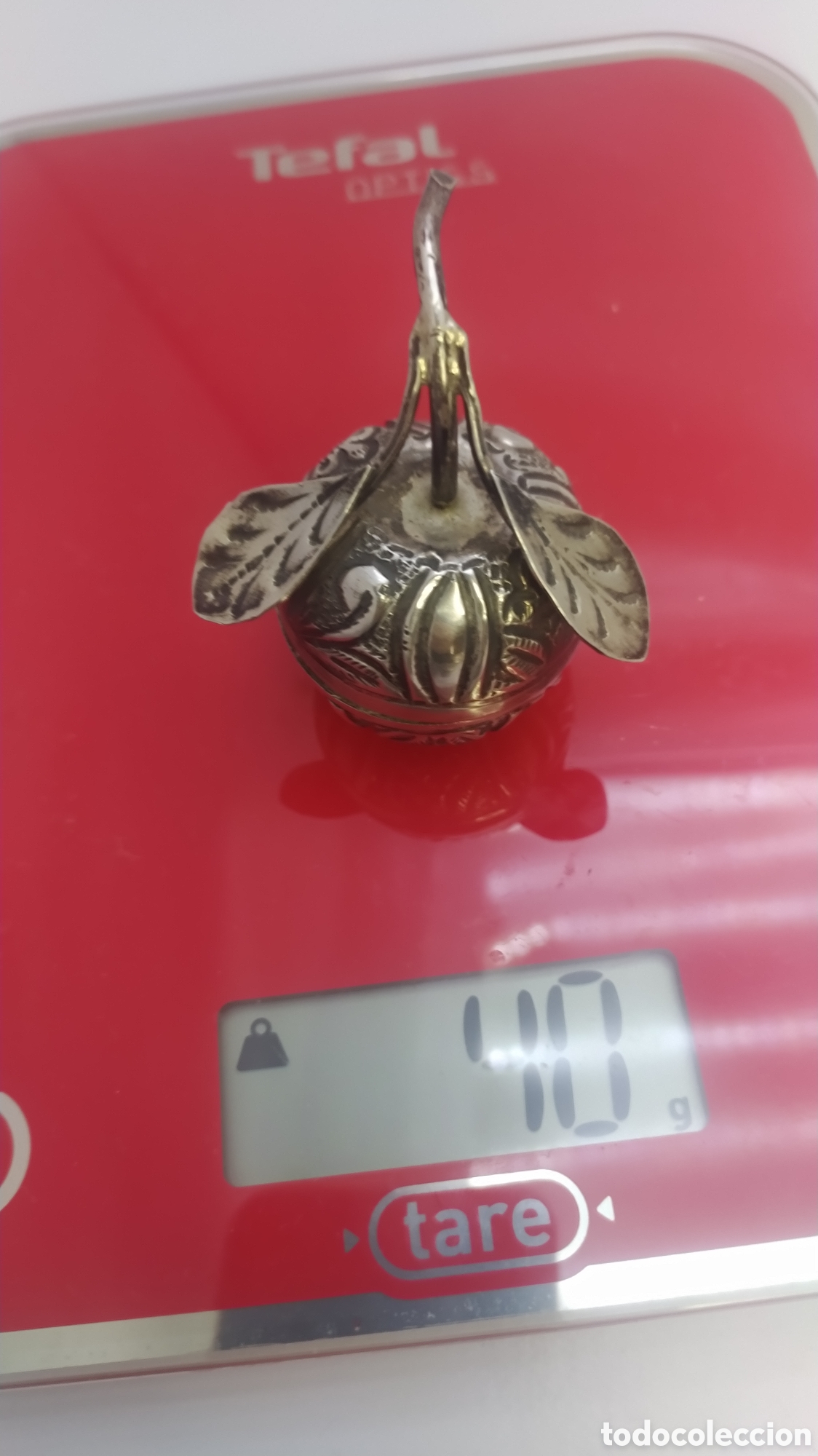 Antig&uuml;edades: Cajita plata antigua - Foto 9
