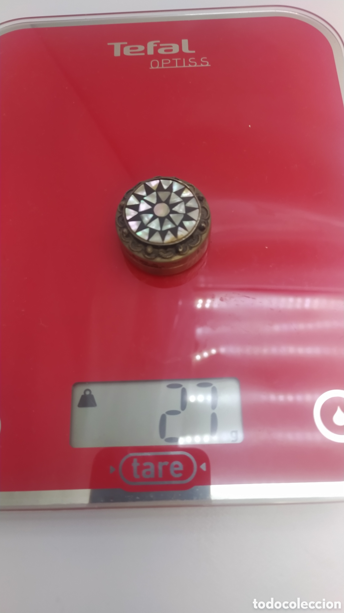 Antig&uuml;edades: Cajita de plata e incrustaciones madre Perla - Foto 8