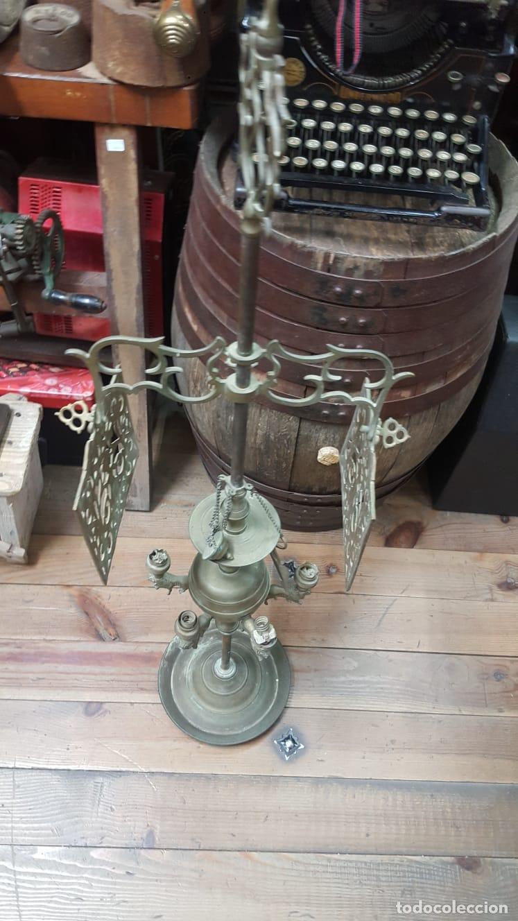 Antig&uuml;edades: ANTIGUO VELON DE BRONCE - Foto 4