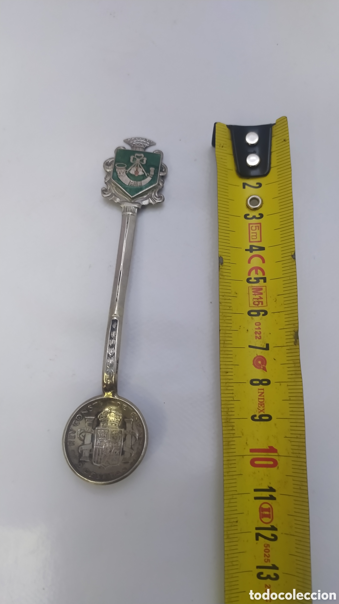 Antig&uuml;edades: Cucharilla plata colecci&oacute;n moneda - Foto 10