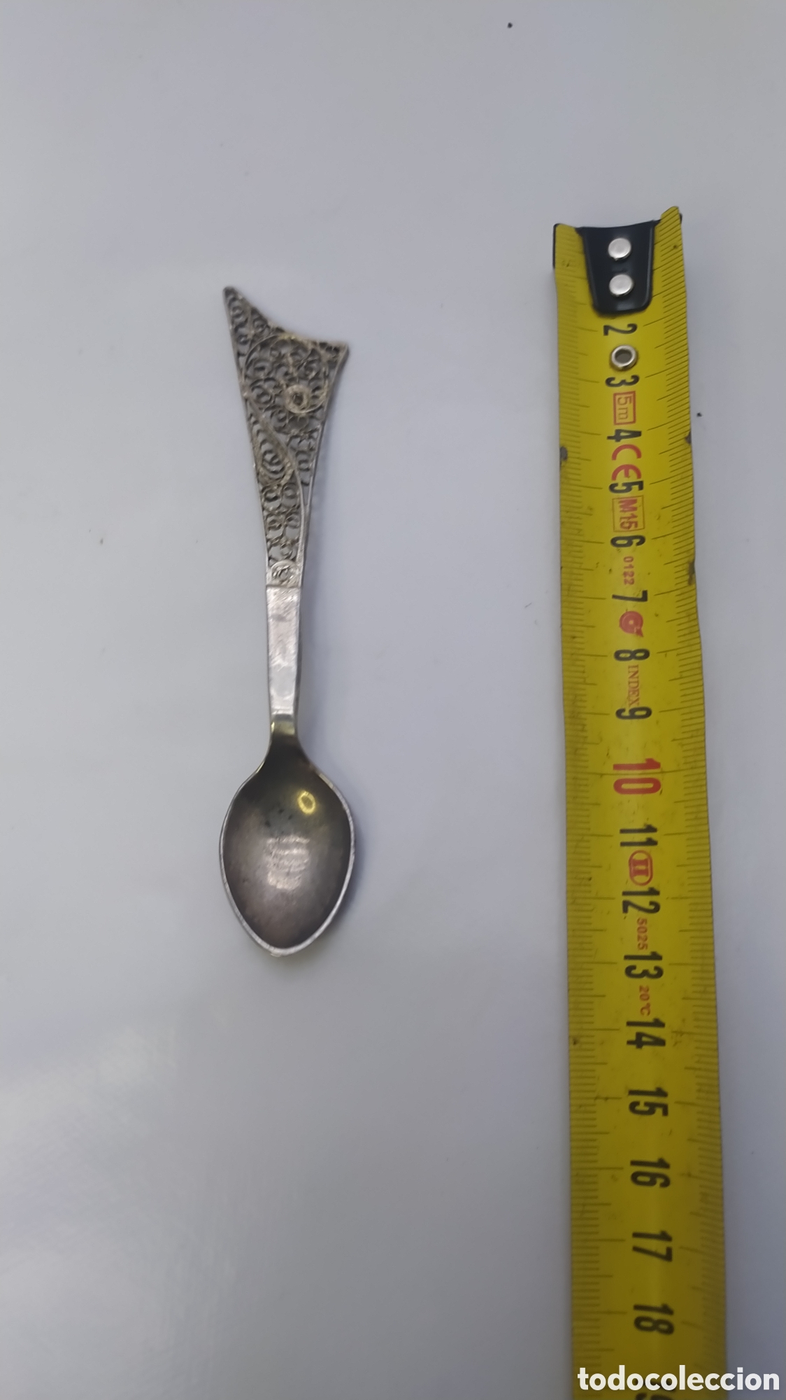 Antig&uuml;edades: Cucharilla plata filigrana - Foto 6