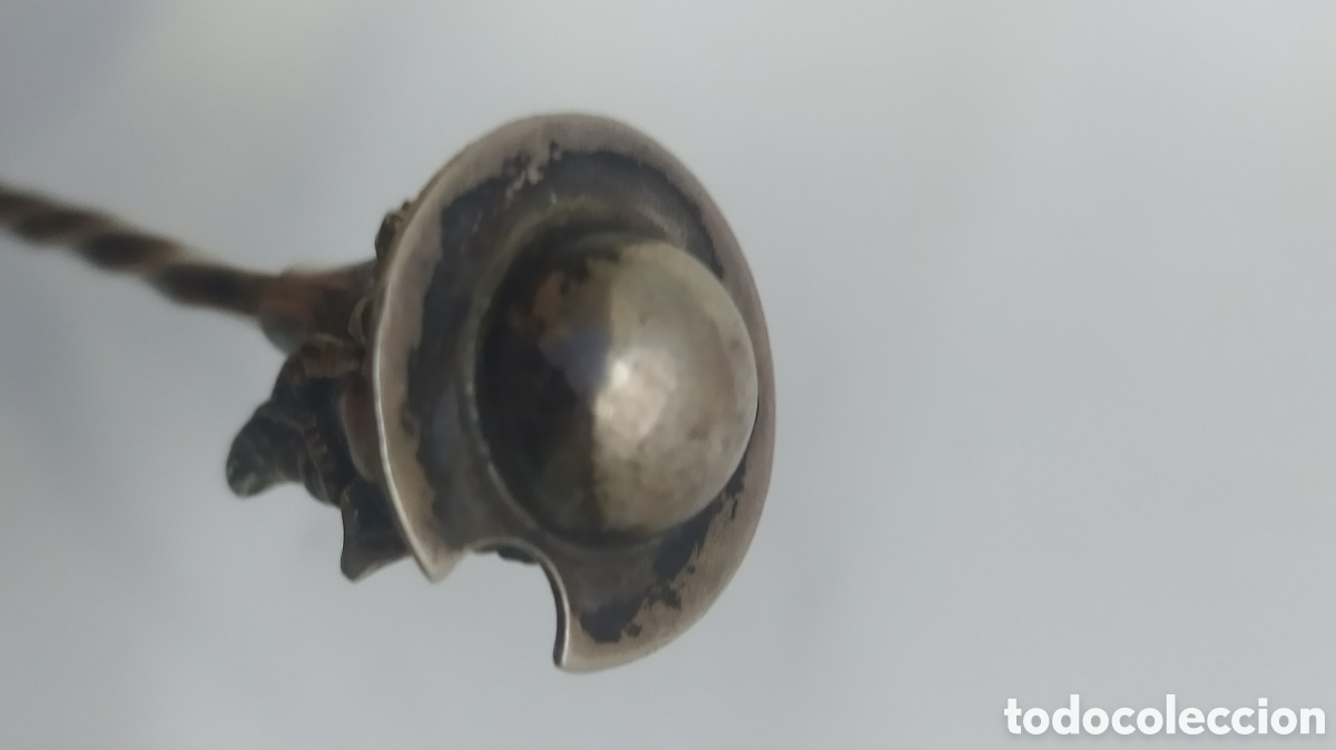Antig&uuml;edades: Cucharilla plata Don Quijote. - Foto 4