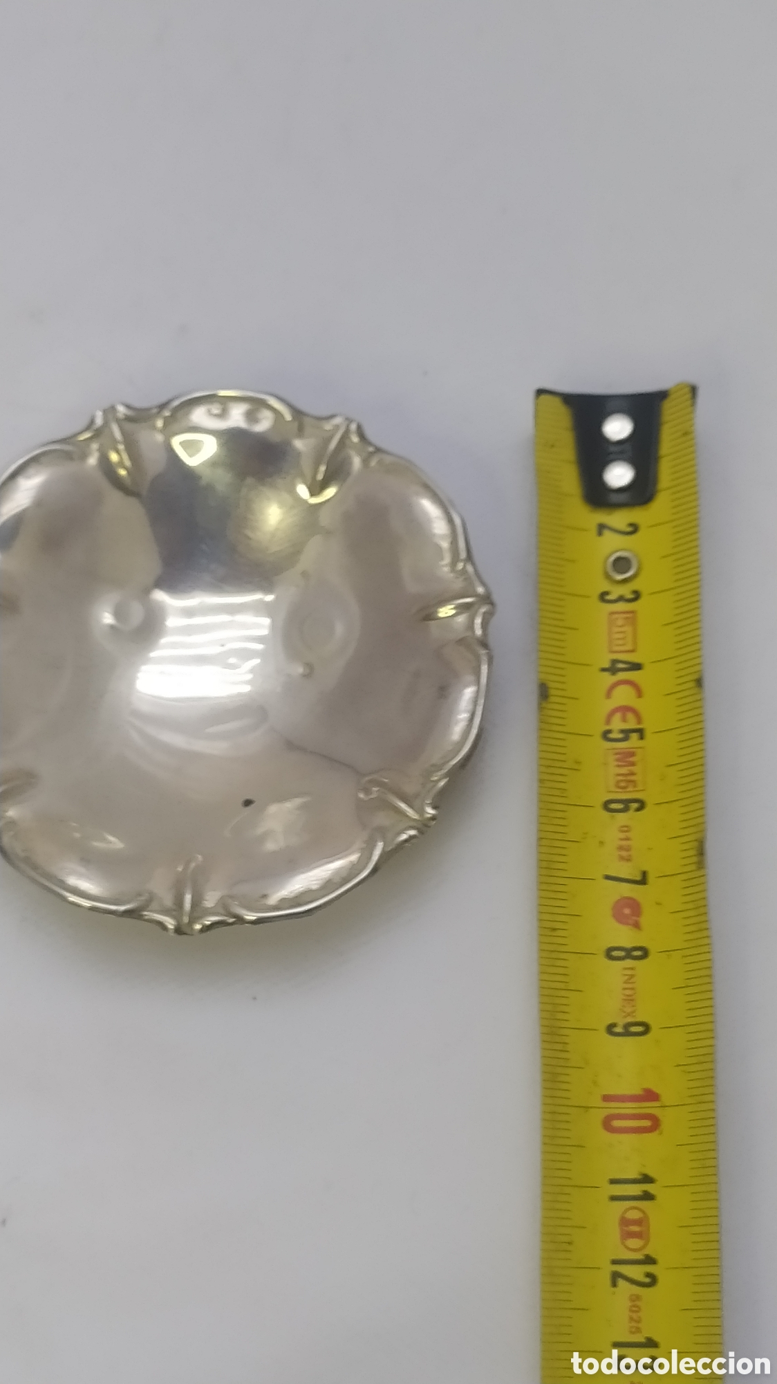 Antig&uuml;edades: Bandeja plata peque&ntilde;a - Foto 3