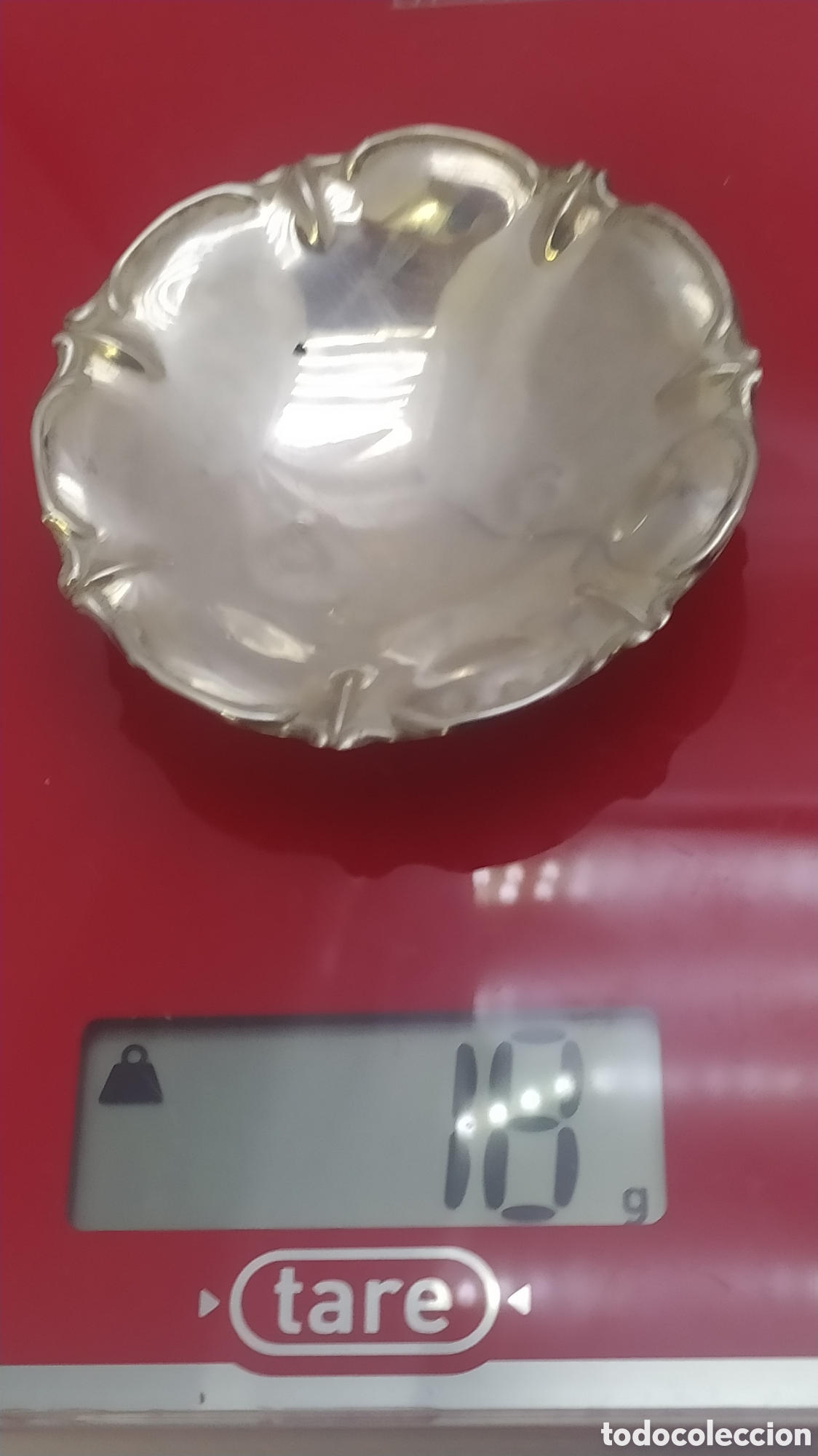 Antig&uuml;edades: Bandeja plata peque&ntilde;a - Foto 5