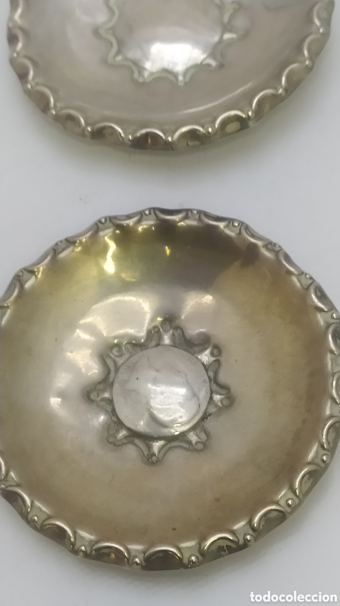 Antig&uuml;edades: bandejas plata con monedas - Foto 7