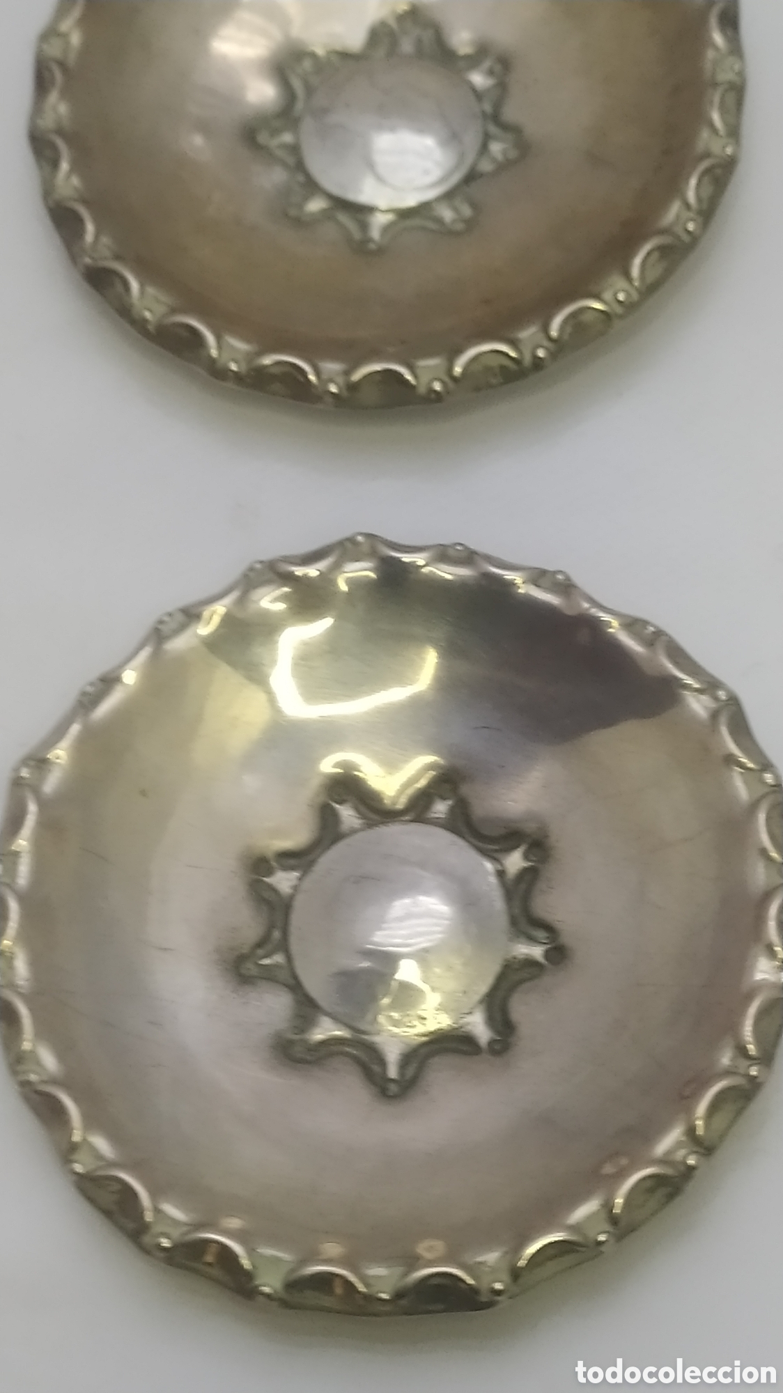 Antig&uuml;edades: bandejas plata con monedas - Foto 8