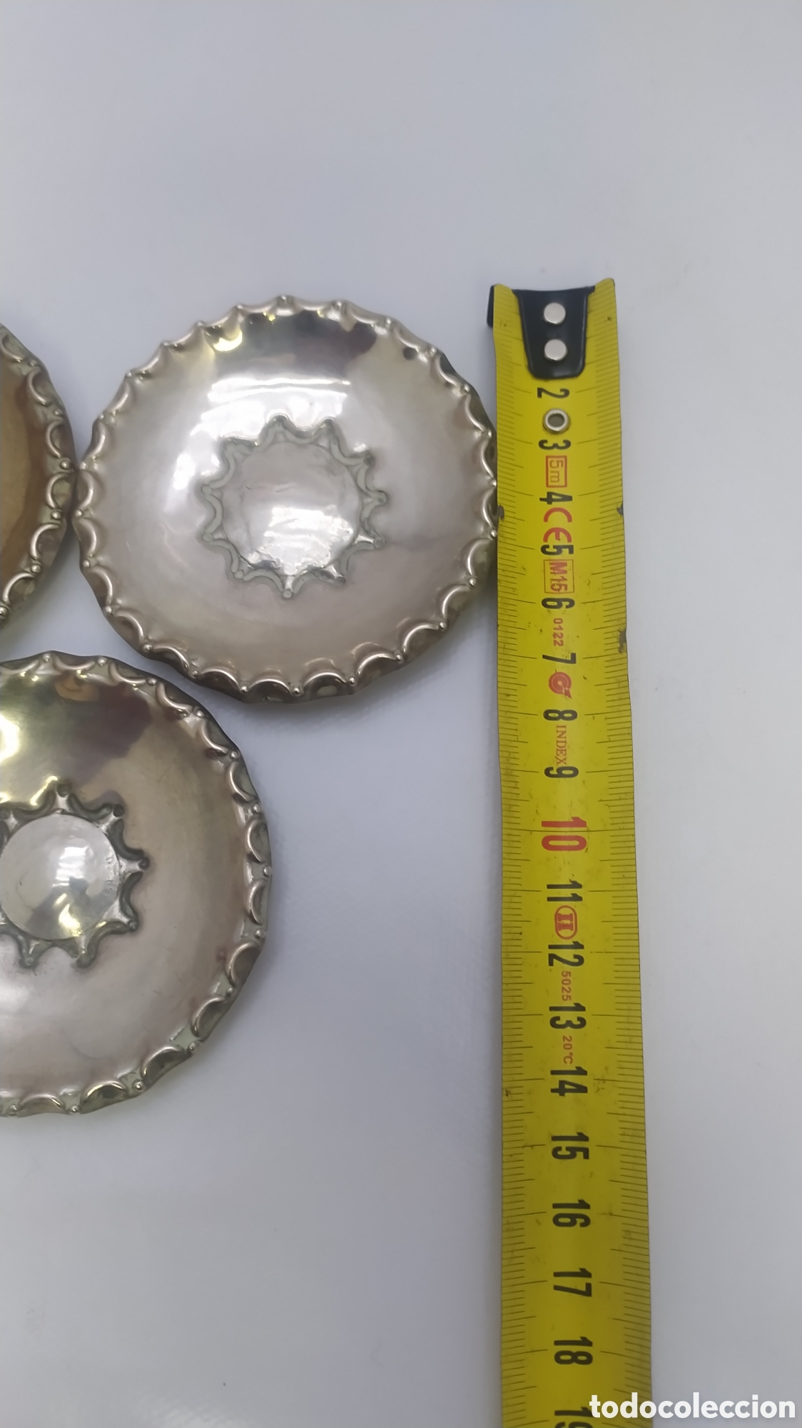 Antig&uuml;edades: bandejas plata con monedas - Foto 10