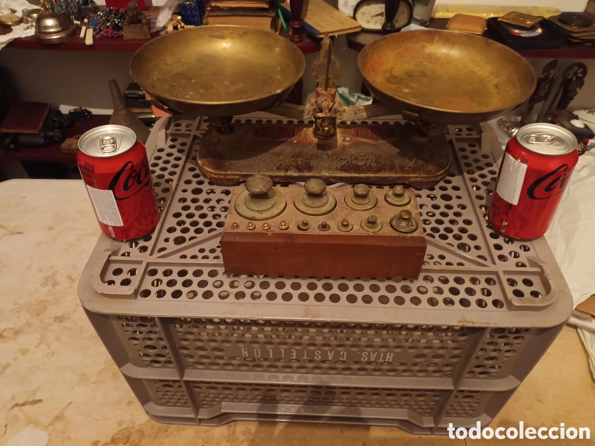 Antig&uuml;edades: balanza y pesas - Foto 2
