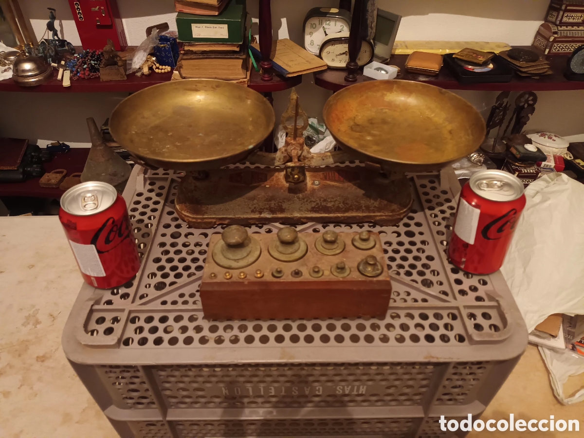 Antig&uuml;edades: balanza y pesas - Foto 5