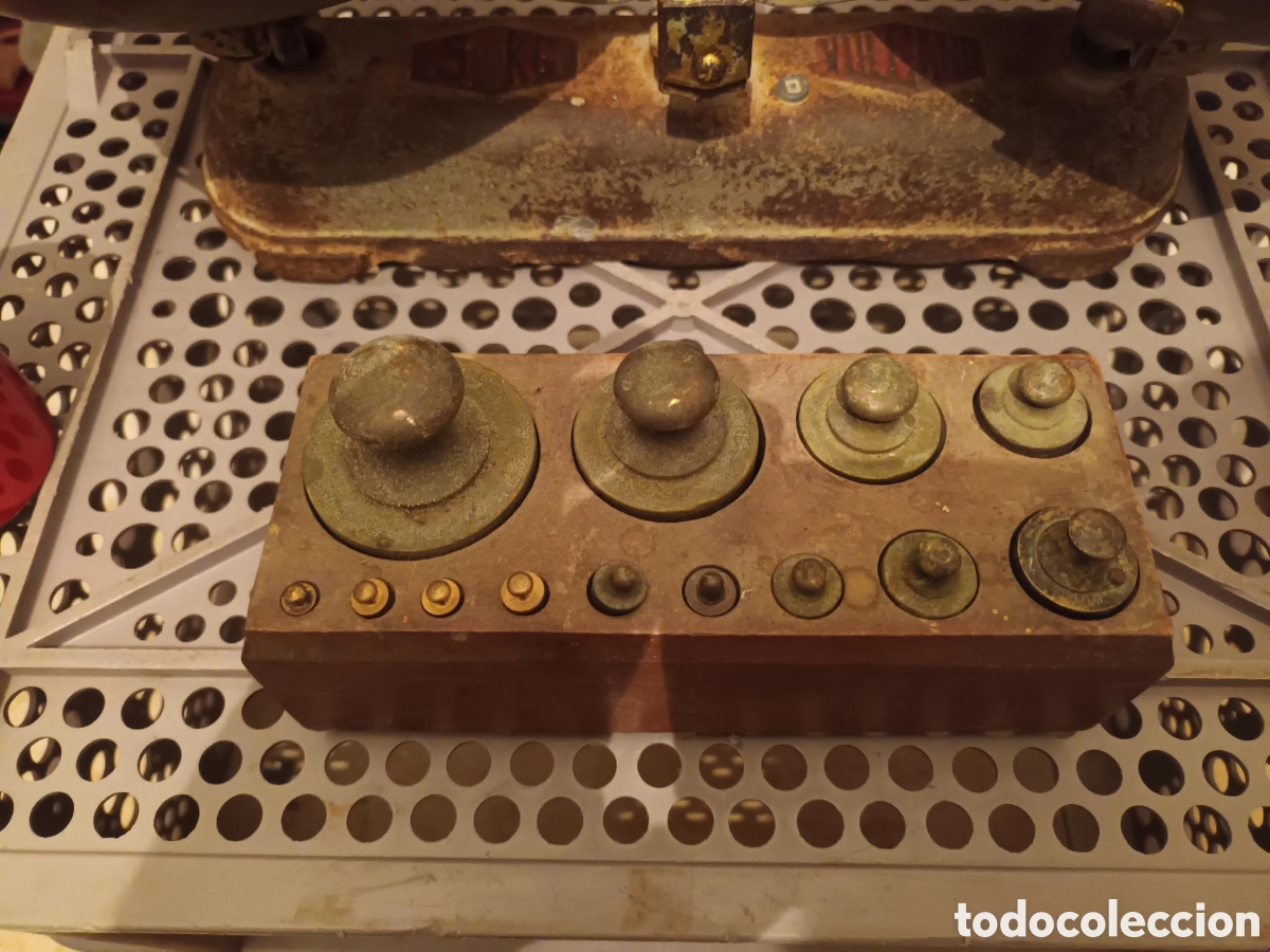 Antig&uuml;edades: balanza y pesas - Foto 7