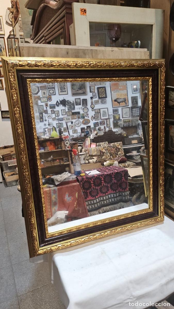 Antig&uuml;edades: espejo antiguo dorado - Foto 1
