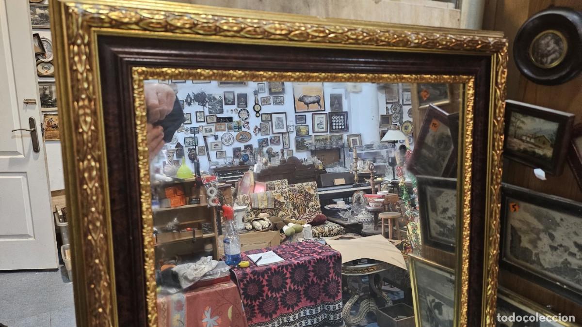 Antig&uuml;edades: espejo antiguo dorado - Foto 2