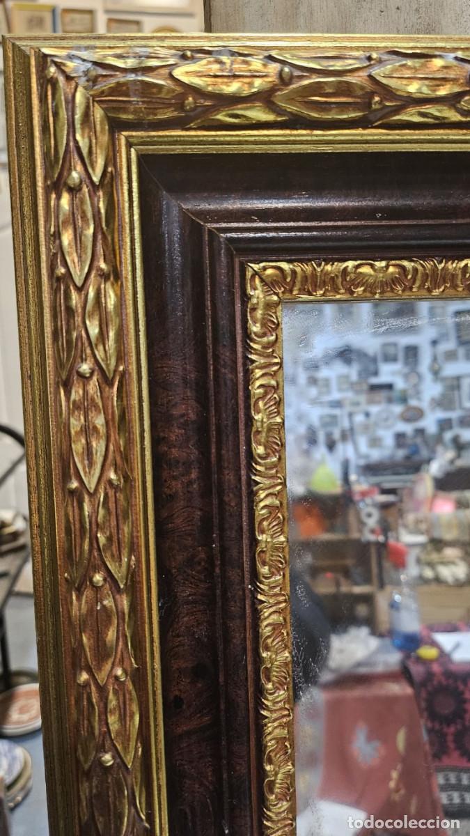 Antig&uuml;edades: espejo antiguo dorado - Foto 4