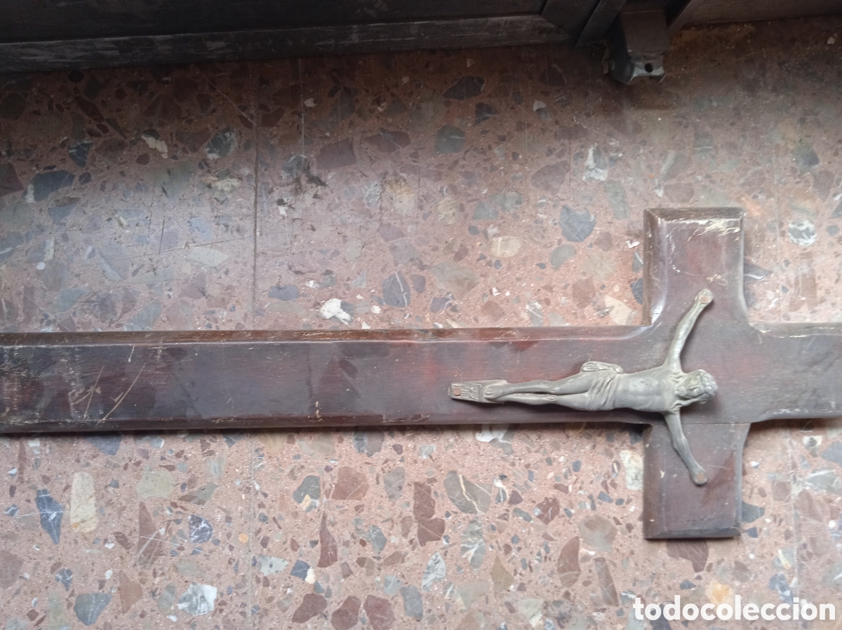 Antig&uuml;edades: Crucifijo antiguo - Foto 1