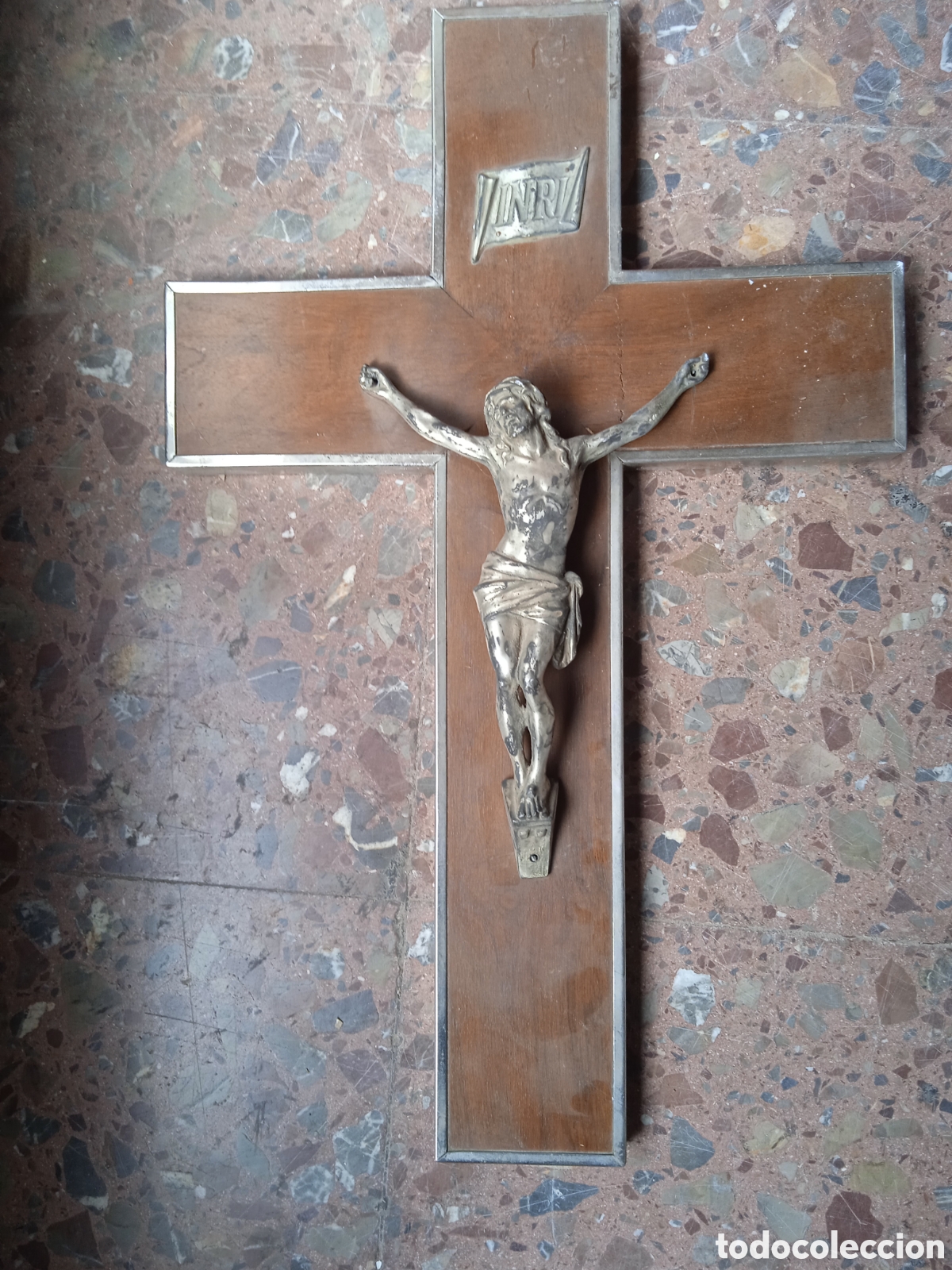 Antig&uuml;edades: Crucifijo antiguo - Foto 1