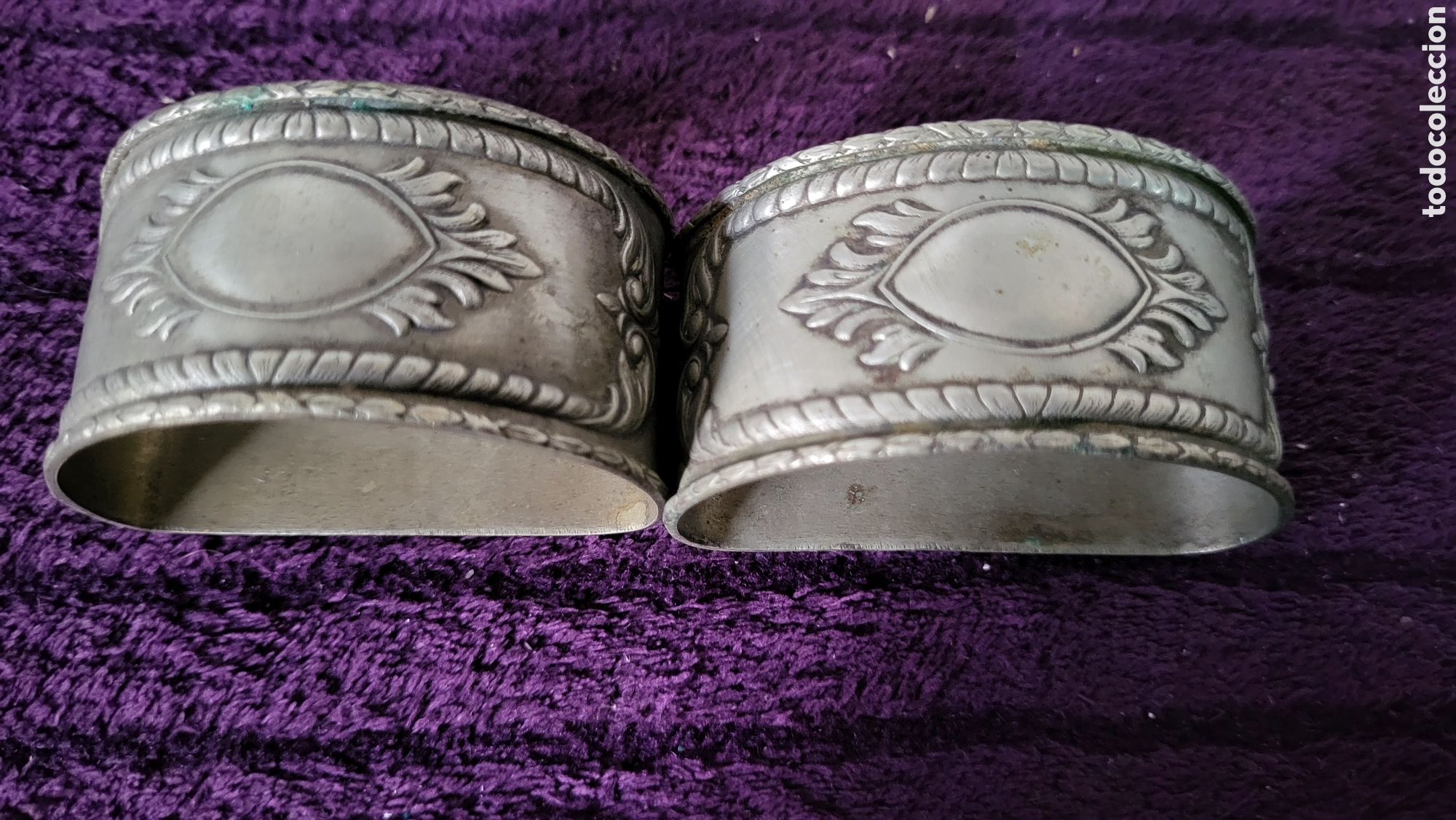 Antiquit&eacute;s: Antigua pareja servilletero