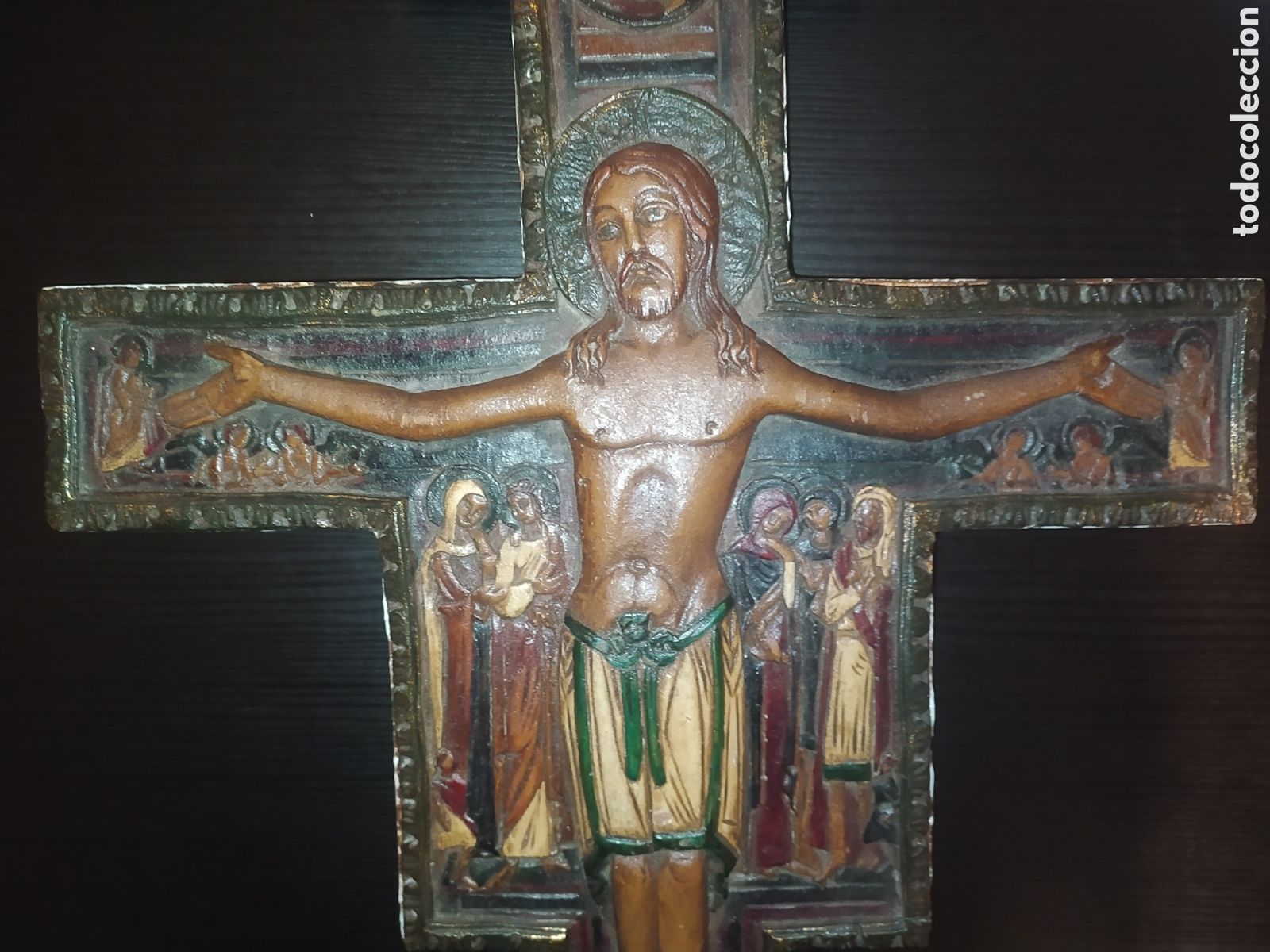 Antig&uuml;edades: Crucifijo San Damian - Foto 2