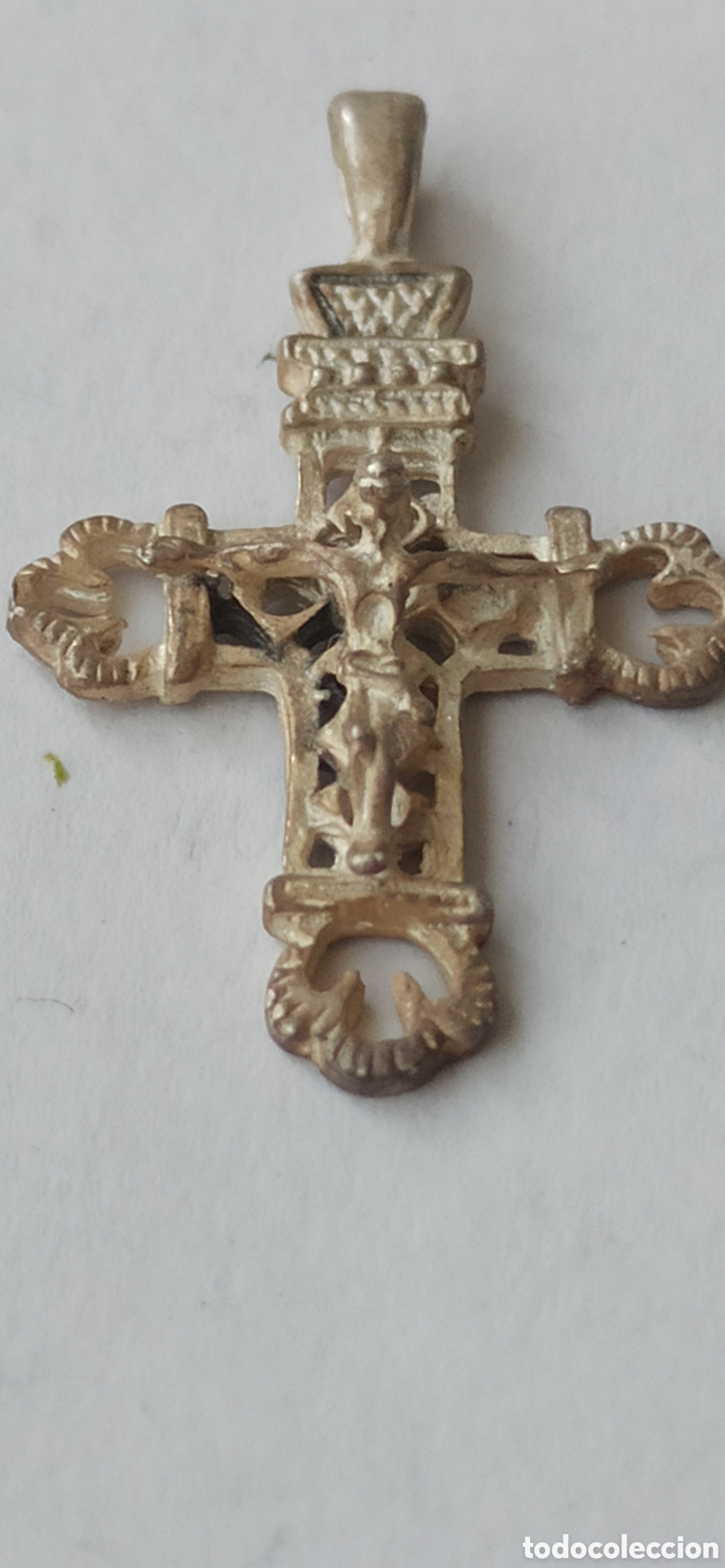 Antig&uuml;edades: Colgante Religioso de plata de ley - Foto 2