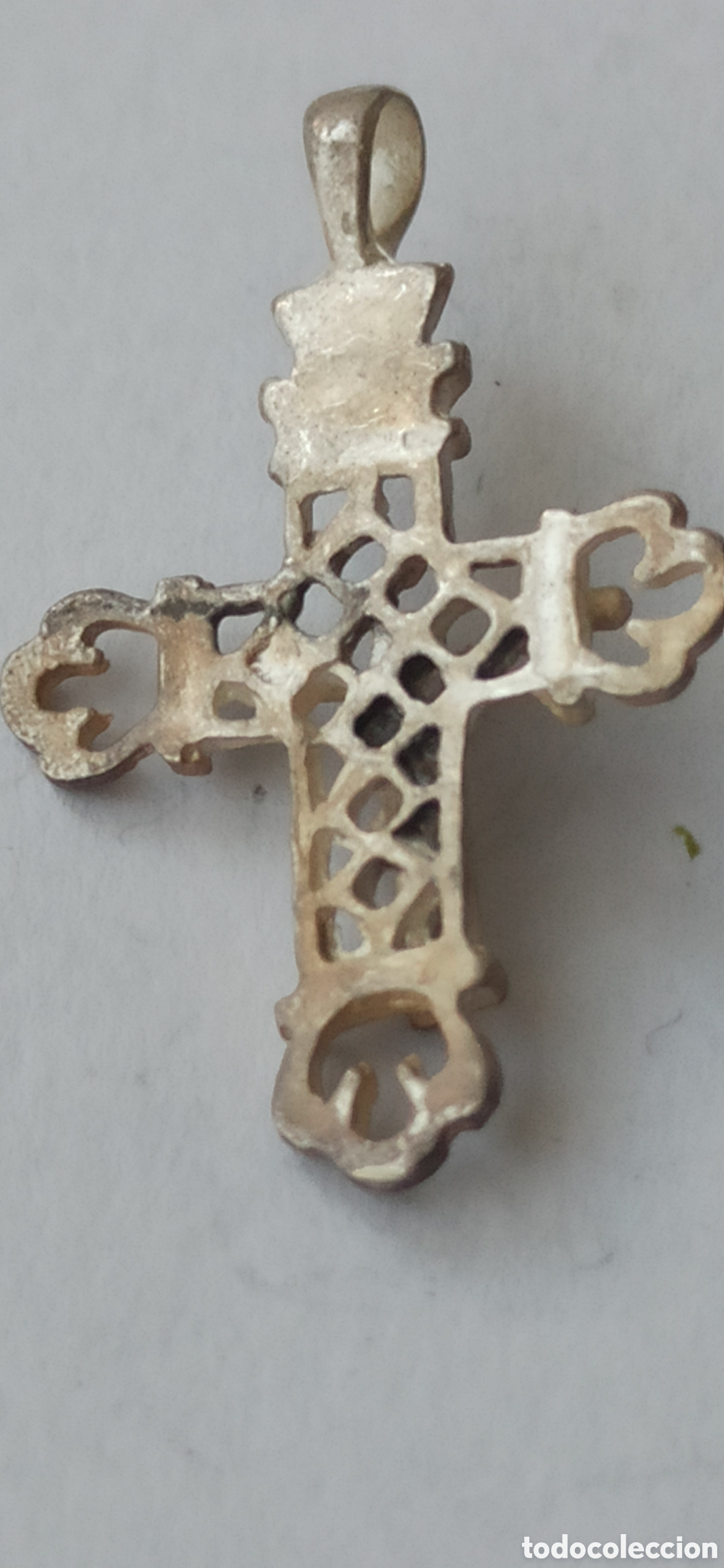 Antig&uuml;edades: Colgante Religioso de plata de ley - Foto 3