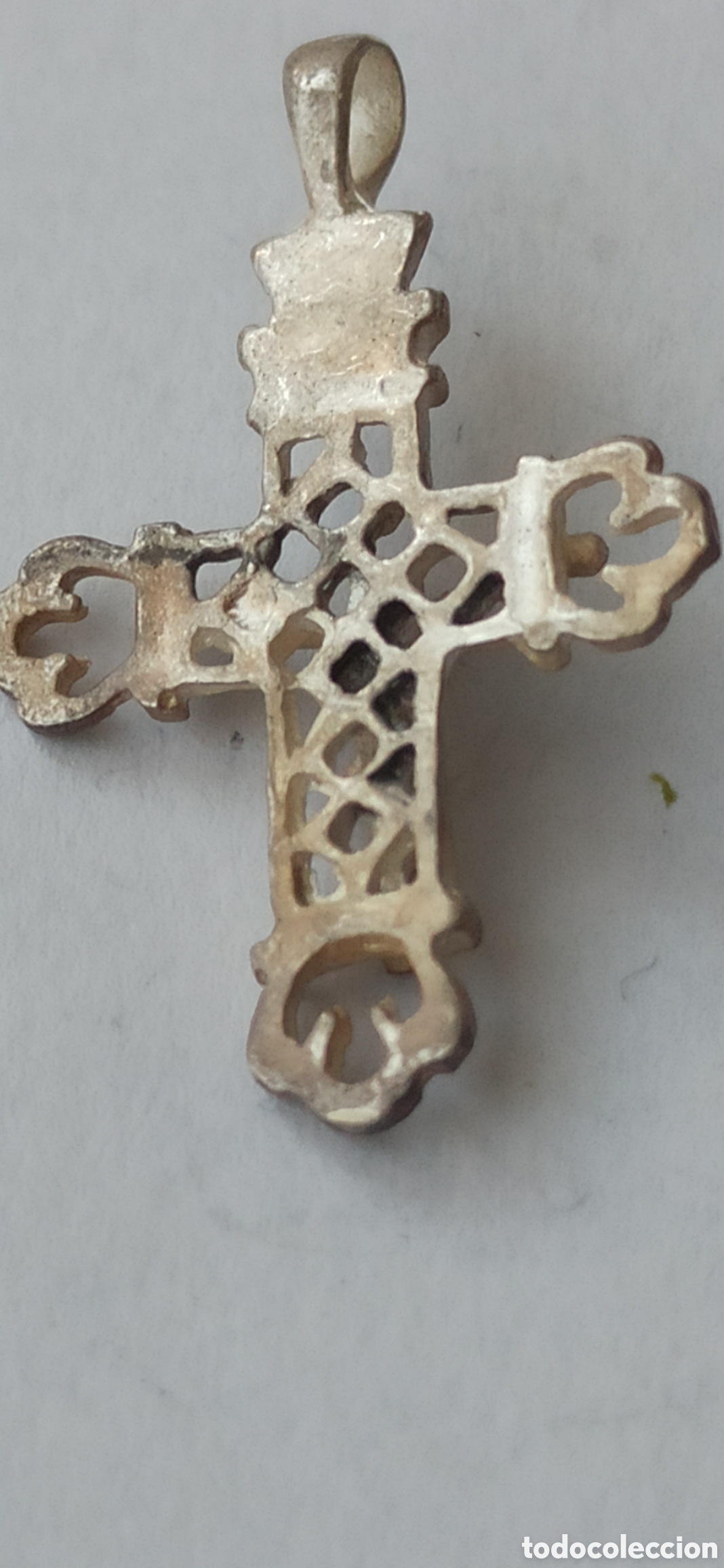 Antig&uuml;edades: Colgante Religioso de plata de ley - Foto 4