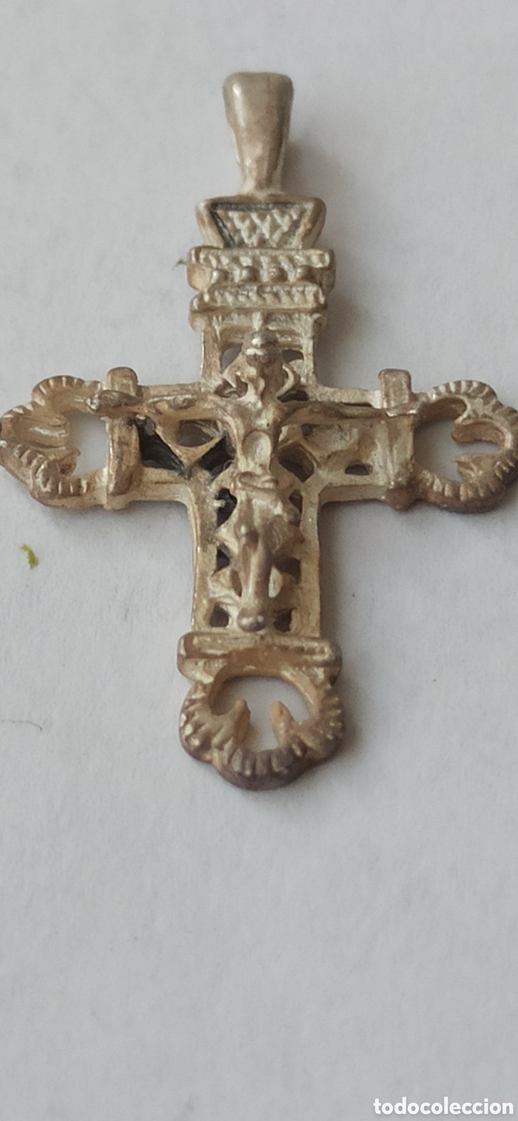 Antig&uuml;edades: Colgante Religioso de plata de ley - Foto 1