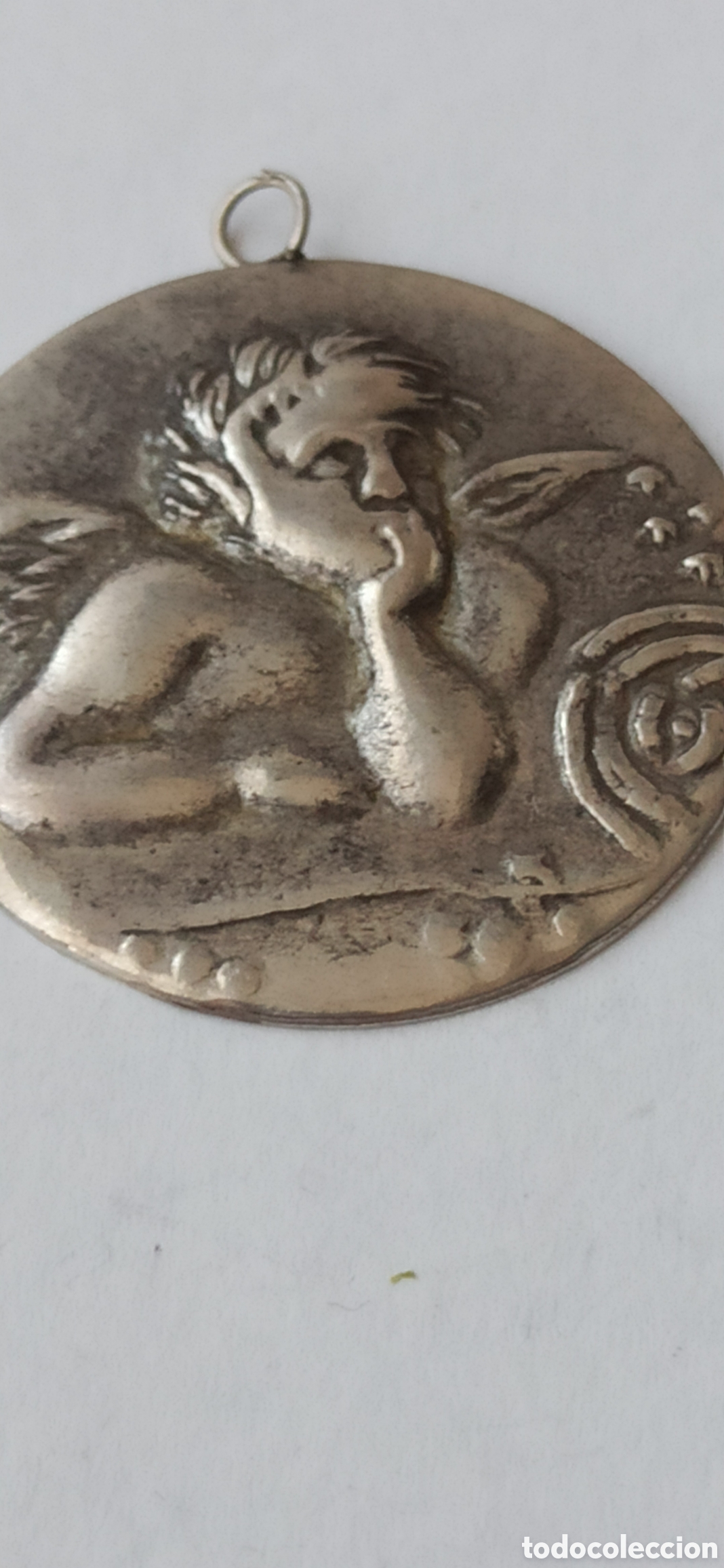 Antig&uuml;edades: Colgante Religioso de plata de ley - Foto 5