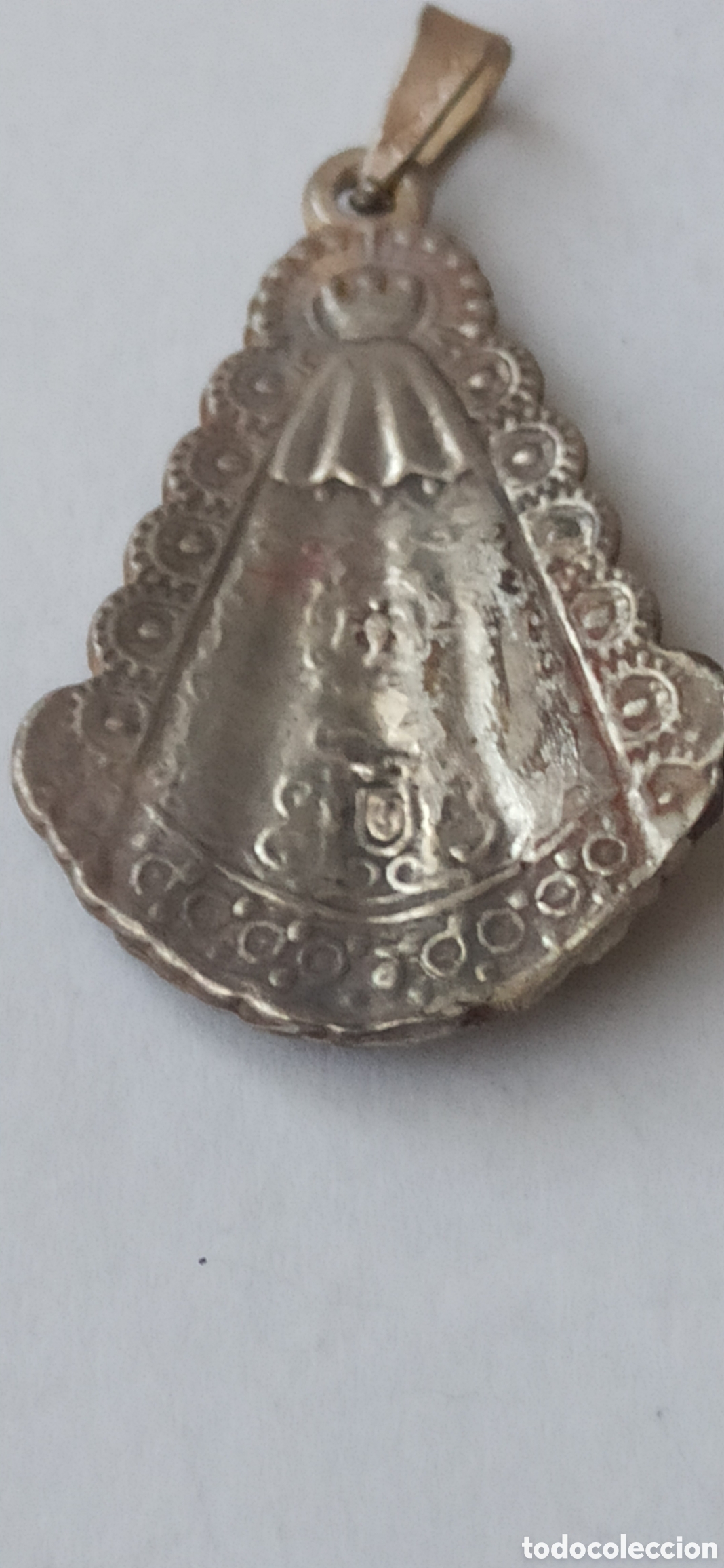 Antig&uuml;edades: Colgante Religioso de plata de ley - Foto 4