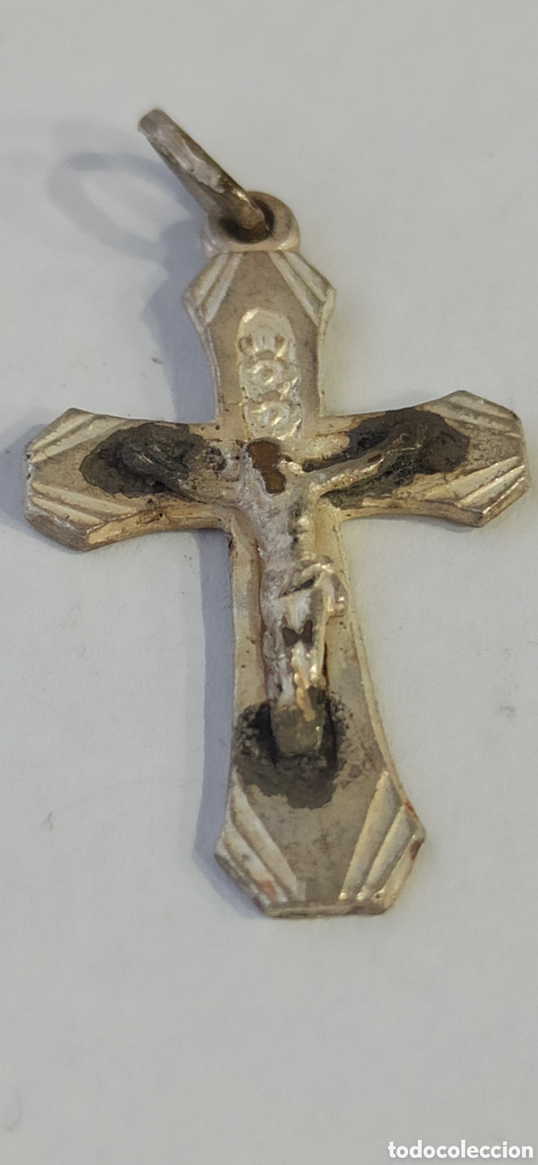 Antig&uuml;edades: Colgante Religioso de plata de ley - Foto 2