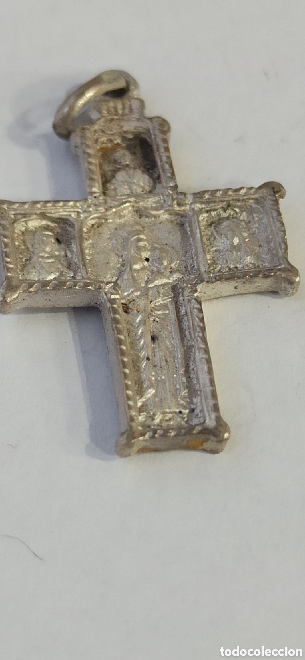 Antig&uuml;edades: Colgante Religioso de plata de ley - Foto 3