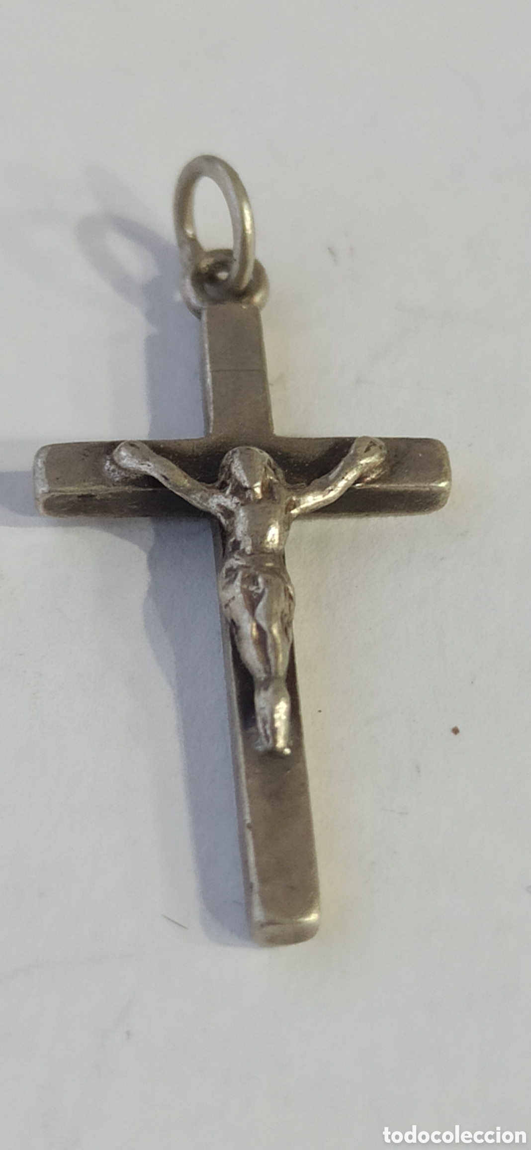 Antig&uuml;edades: Colgante Religioso de plata de ley - Foto 1