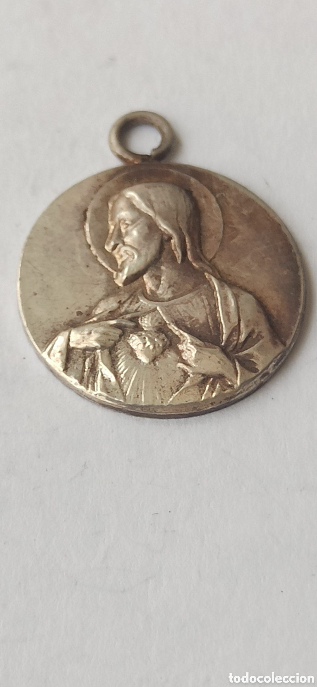 Antig&uuml;edades: Colgante Religioso de plata de ley - Foto 1