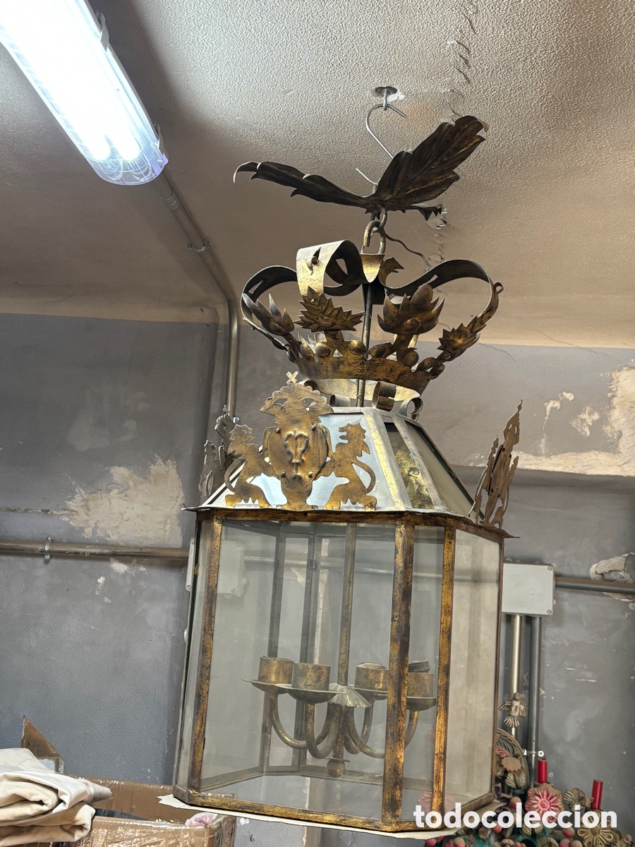 Antig&uuml;edades: Pareja Faroles antiguos - Foto 1