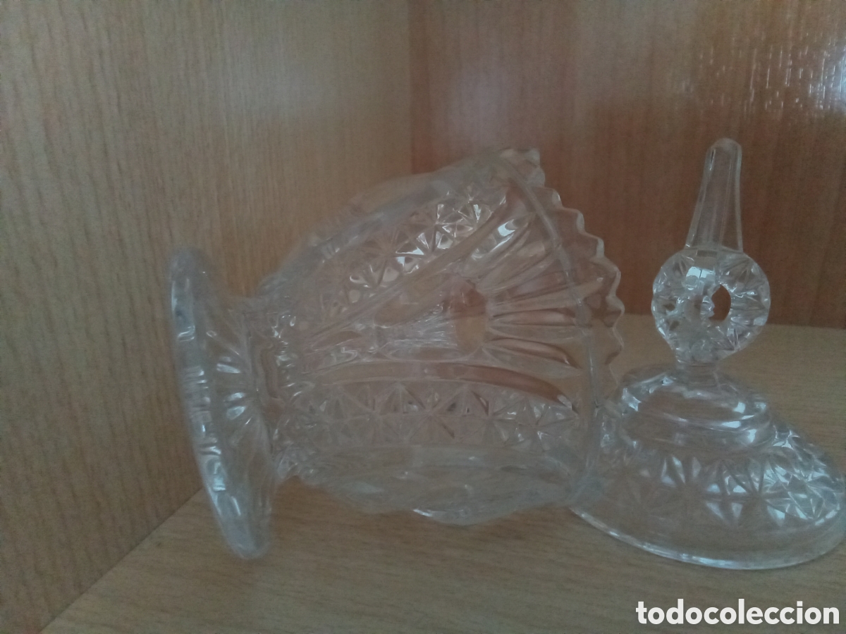 Antig&uuml;edades: Cuenco cristal tallado - Foto 2